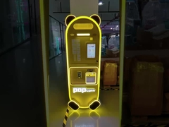 Coin Operated Game Machine Bao Bao Bear Popcorn Machine