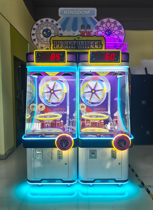 2-Player Coin Operated Ball Shooting Lucky Wheel Ticket Redemption ...