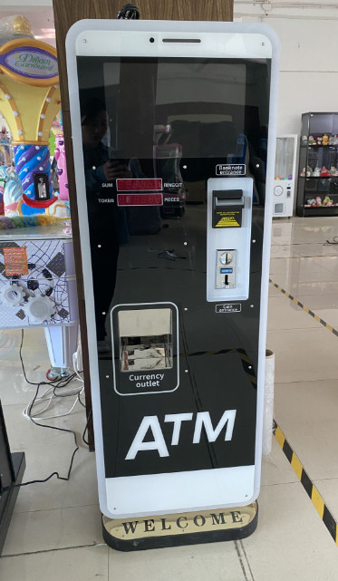 ICT bill acceptor Automatic Coin Change Machine Money Changer LED Coin Exchange Machines