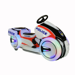 Police motor ride coin operated kiddie rides on car battery game arcade machine
