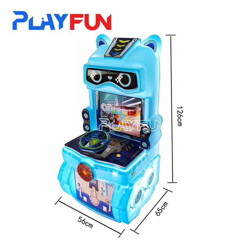 Coin Operated Arcade Machines Lovely Kids Car Race Game 19'' LCD Arcade Game Machine