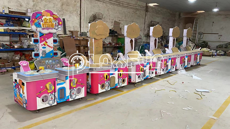 Export products Coin operated interactive 2 Players frog hammer  whack a mole arcade hitting game machine