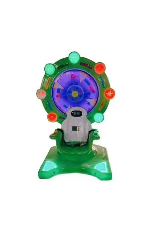 Outside Supermarkets Happy Small Rotate up and down Coin-Operated Plastic Kiddie Ride Arcade Game Machine