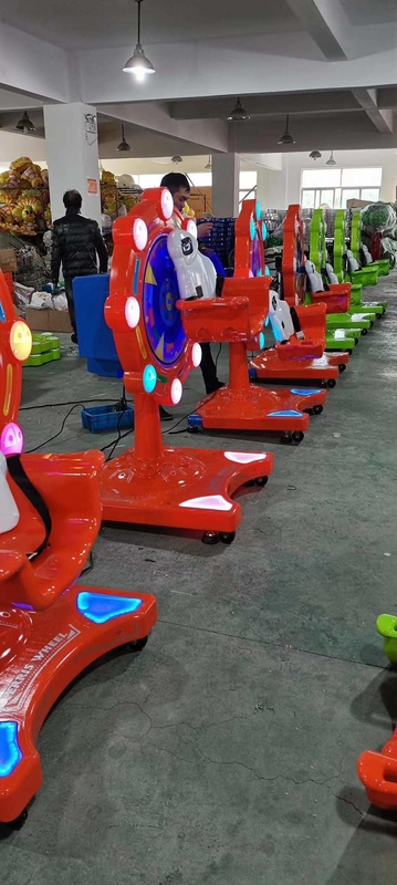 Outside Supermarkets Happy Small Rotate up and down Coin-Operated Plastic Kiddie Ride Arcade Game Machine