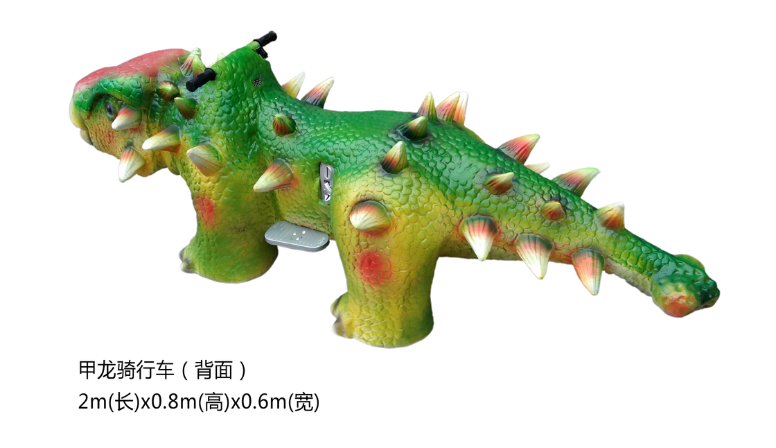 Coin Operated Triceratops Motorized Dinosaur Battery Walking Cars animal ride toy For Outside Supermarkets