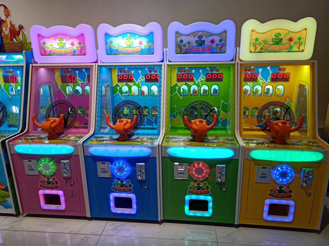 Playfun Arcade Zone Dino Land Small Space Mini Kiddie  Redemption Ball Shooting Game Machine