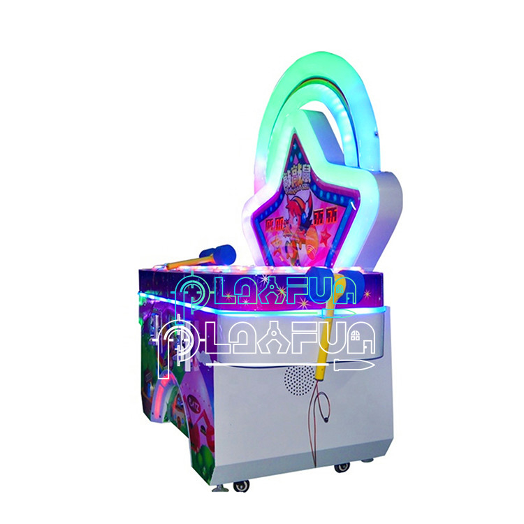 Coin operated  interactive redemption Rainbow hit mouse whack a mole arcade hammer game machine