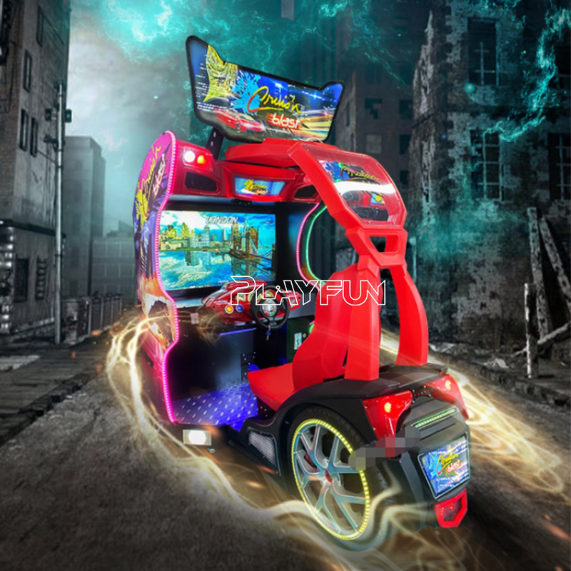 PlayFun Super Racing Car Luxury Cruising Blast Simulator Racing Car Coin Operated Cruis'n Blast Arcade Game Machine