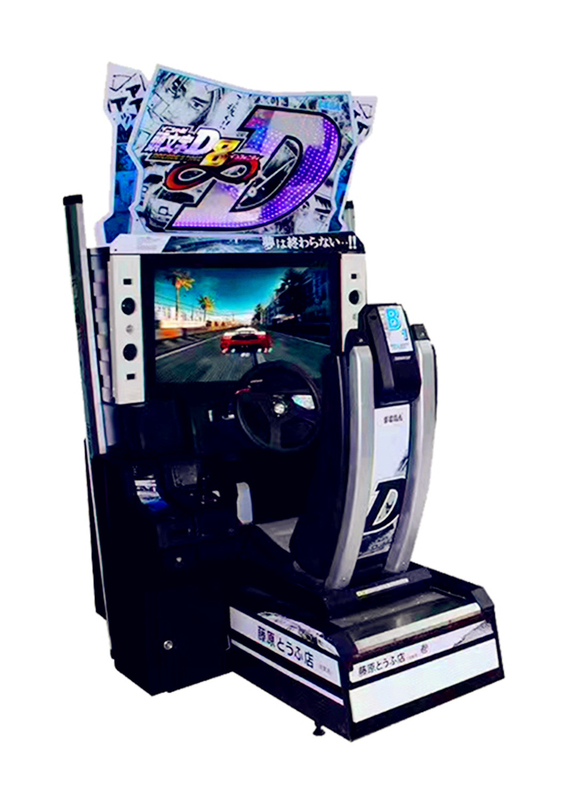 Coin operated Arcade simulator racing car game machine Initial game machine for sale