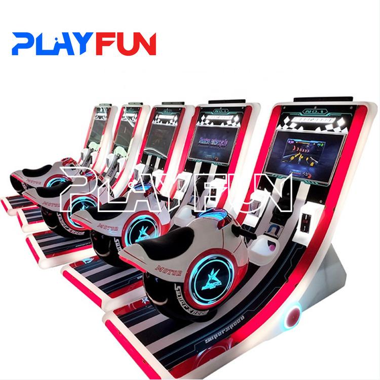 New Coin Operated Kids Phantom Motor Super Motor Racing Game Arcade Motorcycle Motorbike Racing Gaming Machine