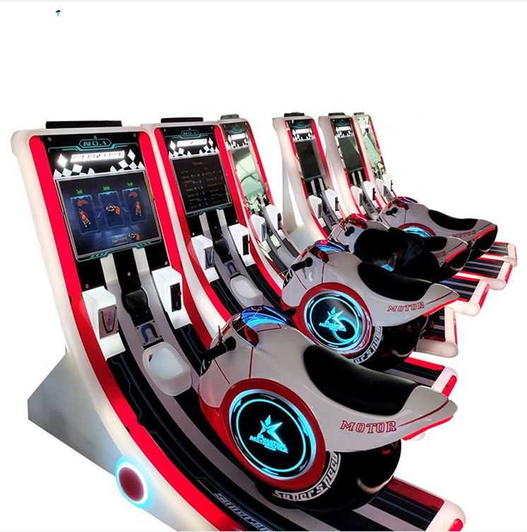 New Coin Operated Kids Phantom Motor Super Motor Racing Game Arcade Motorcycle Motorbike Racing Gaming Machine