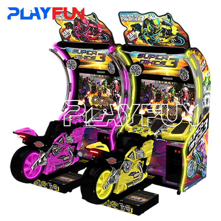 Unis super bike 3 coin operated game machine motor racing game video game machine