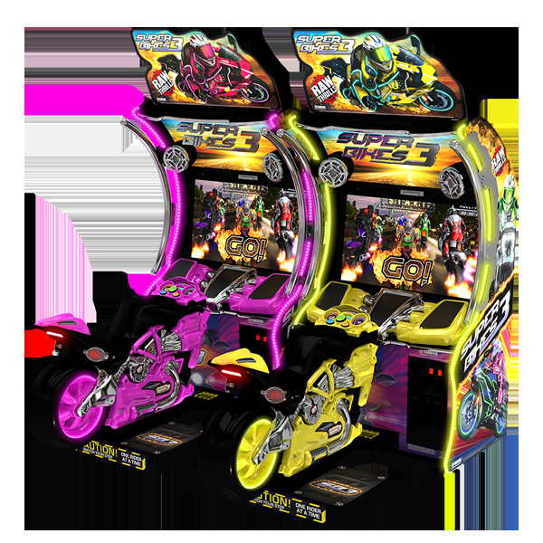 Unis super bike 3 coin operated game machine motor racing game video game machine