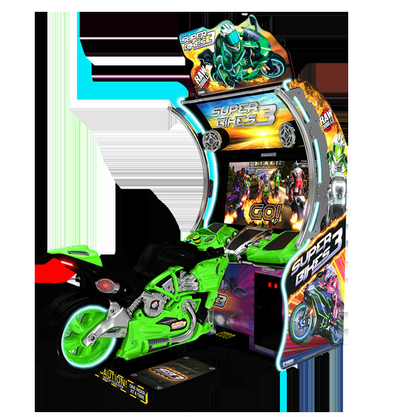 Unis super bike 3 coin operated game machine motor racing game video game machine