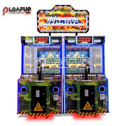 Heißes Spielzeug Münz betriebener Vergnügungspark Innenkinder Schießen Meister ein 2 Spieler Simulation Arcade Laser-Spiel