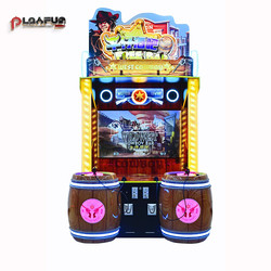 Münzbetriebene kostenlose Bar West Cowboy Bar Kinder Simulationsspiel Schießspiele Videospielmaschine