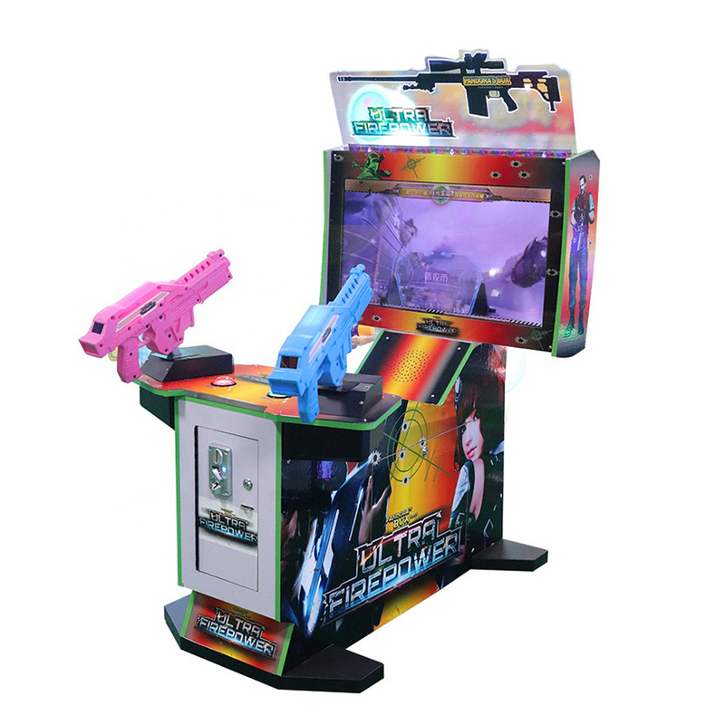 32 inch Ultra Fire Power 3 in 1 Gun Shooting The Zombies Alien Arcade Simulator Video Game Machine