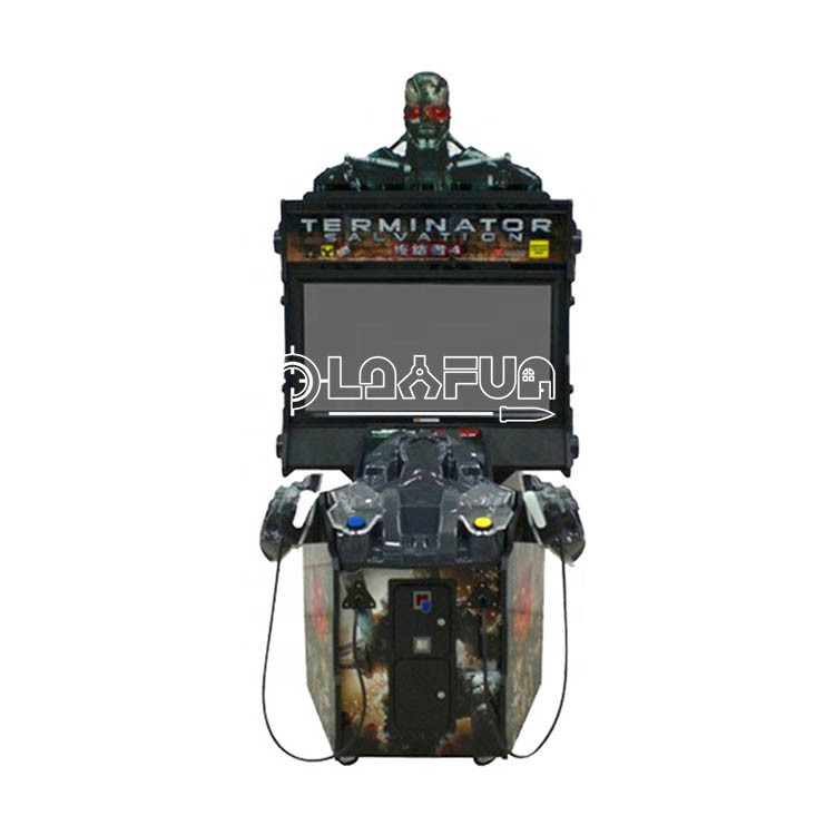 Arcade coin operated 42 Inch Gun shooting simulator Terminator video game machine