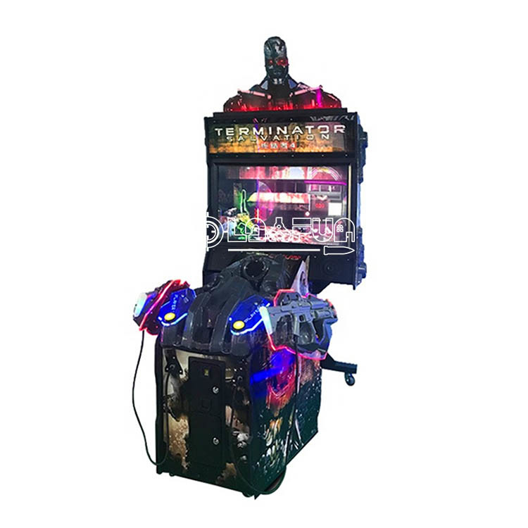 Arcade coin operated 42 Inch Gun shooting simulator Terminator video game machine