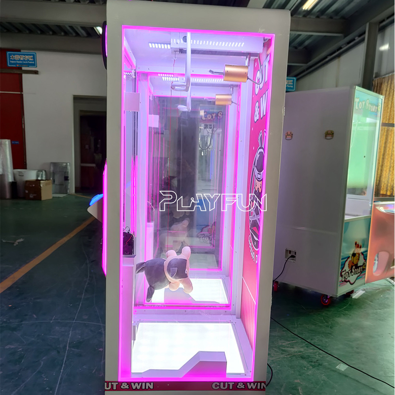 Playfun Ninja Cut prize arcade game machine Coin Operated Scissors Game Gift Machine
