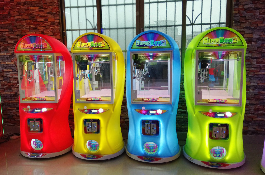 Super box 2 toy claw machine catch dolls claw machine plush toy claw crane machine