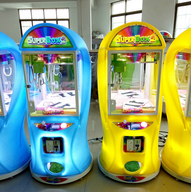 Super box 2 toy claw machine catch dolls claw machine plush toy claw crane machine
