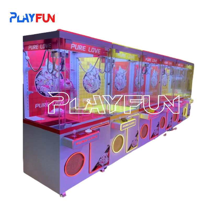 Playfun PURE LOVE TIDE HOUSE claw crane prize machine coin operated vending gift win plush stuffed  toy  2023 new design