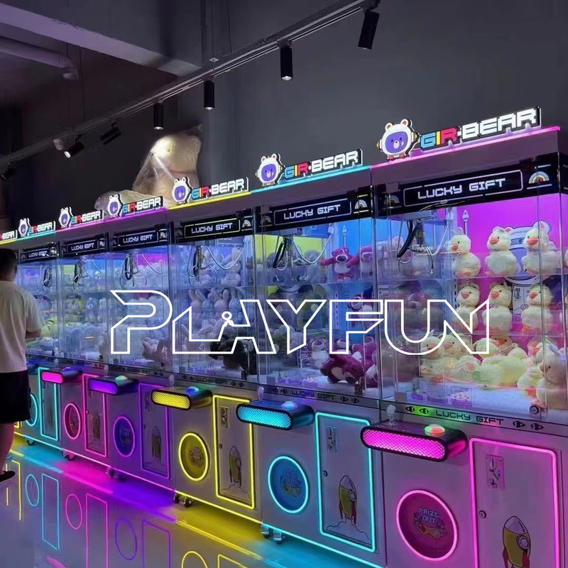 Playfun PURE LOVE TIDE HOUSE claw crane prize machine coin operated vending gift win plush stuffed  toy  2023 new design