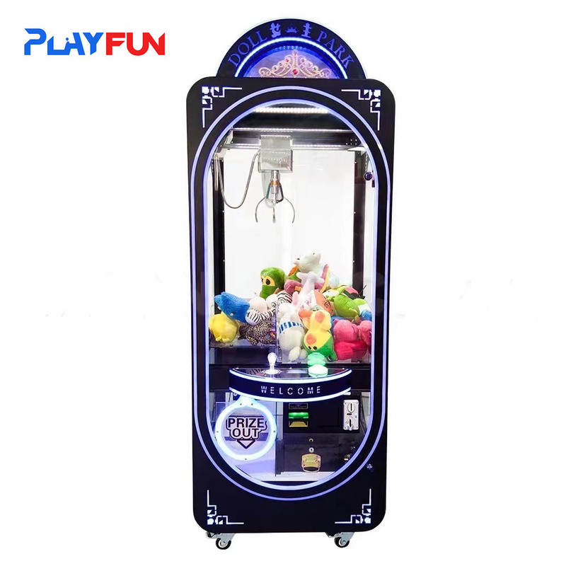 Playfun Black Metal Full Mounted or Unmounted Shopping Mall Cheap Arcade Prize Gift Game Crane Claw Machine