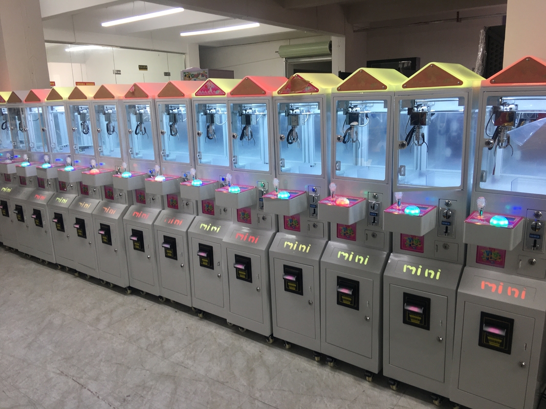 Coin Operated Arcade Catch Mini Toy Crane Claw Mini Vending Machine Toy Bill Acceptor Mini Claw Game Machine