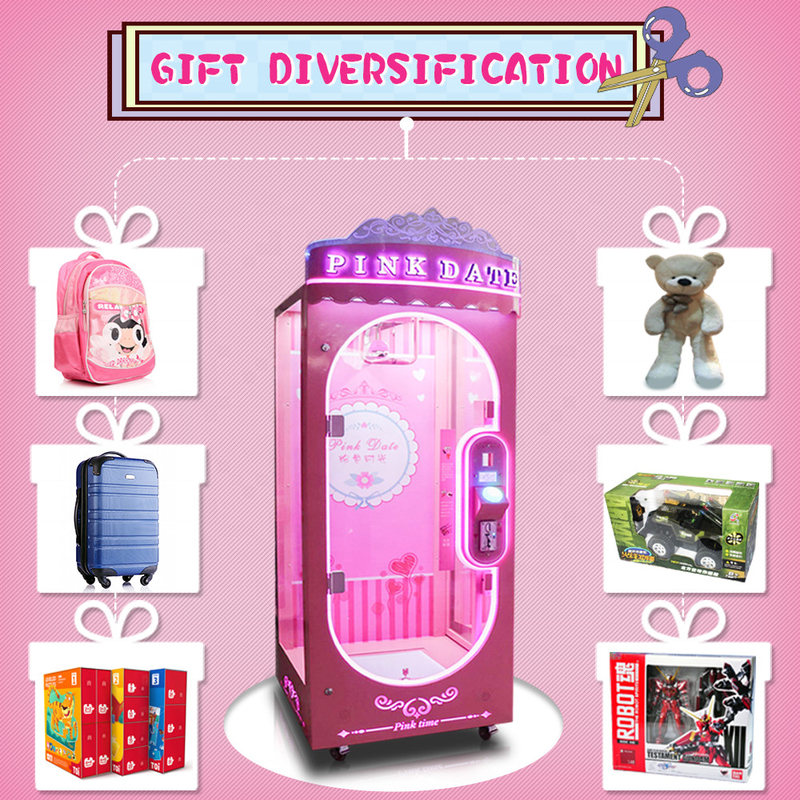 PlayFun banknote operated coin game machine amusement  park cut prize gift machine Shopping Mall automatic prizes scisso