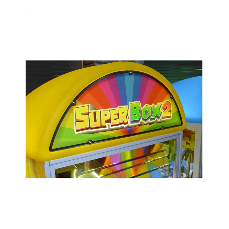 Münzbetriebene Super Box 2 Mini gefülltes Spielzeug Geschenkpuppen Grabber Arcade Kranich Klaue Preisautomaten