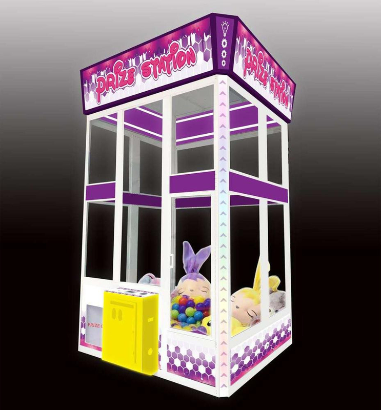 shopping mall  big  crane claw machine stuffed plush toy catcher grab arcade coin bill games