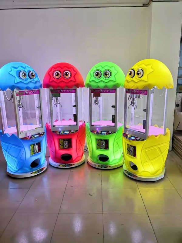 Magisches Ei 5 Zoll Teddybär Mini Kleinkinder Spielzeug Kran Klauenmaschine Rechnung Banknote Münze betrieben Arcade Preis Mach