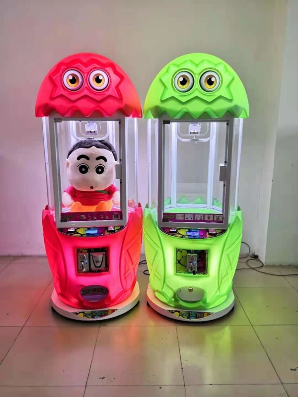Magisches Ei 5 Zoll Teddybär Mini Kleinkinder Spielzeug Kran Klauenmaschine Rechnung Banknote Münze betrieben Arcade Preis Mach