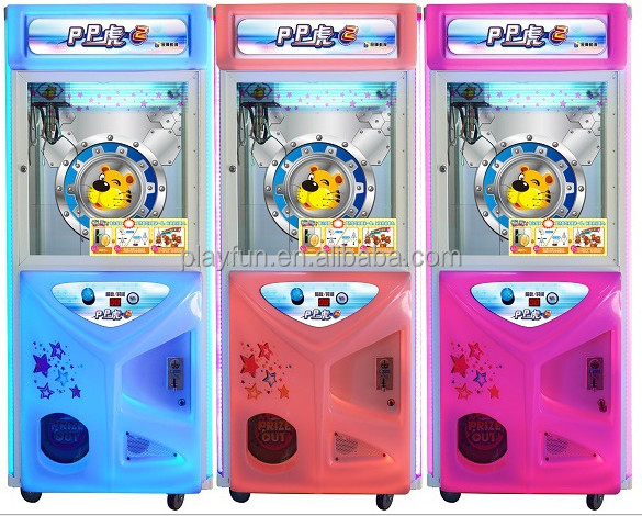 PlayFun Münze betriebener Sportpark Puppenklauen-Spielzeug Plush-Spielzeug Kran Arcade Fang Tiger Pp 2 Spielzeuggeschichte 2 Spielautomaten