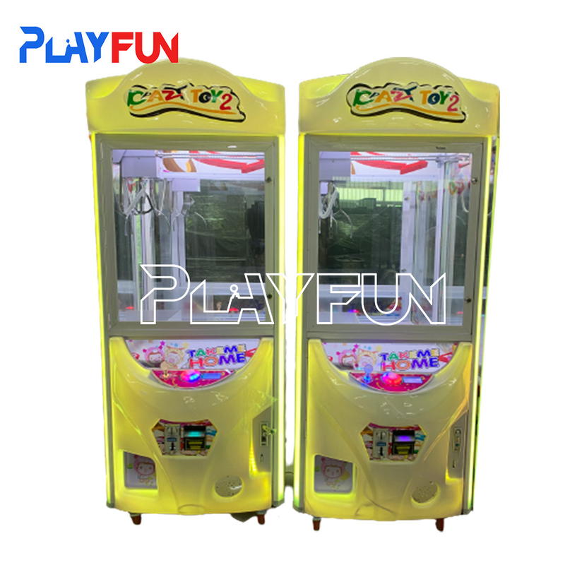 Crazy Toy 2 Gifts Catch dolls  Machine claw Crane Plush Toy Doll Claw Toy Arcade Games  Machine
