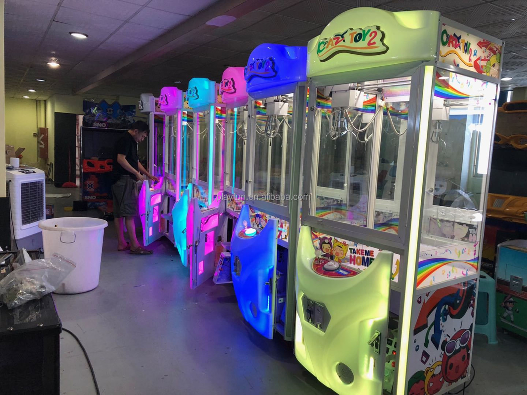 Crazy Toy 2 Gifts Catch dolls  Machine claw Crane Plush Toy Doll Claw Toy Arcade Games  Machine