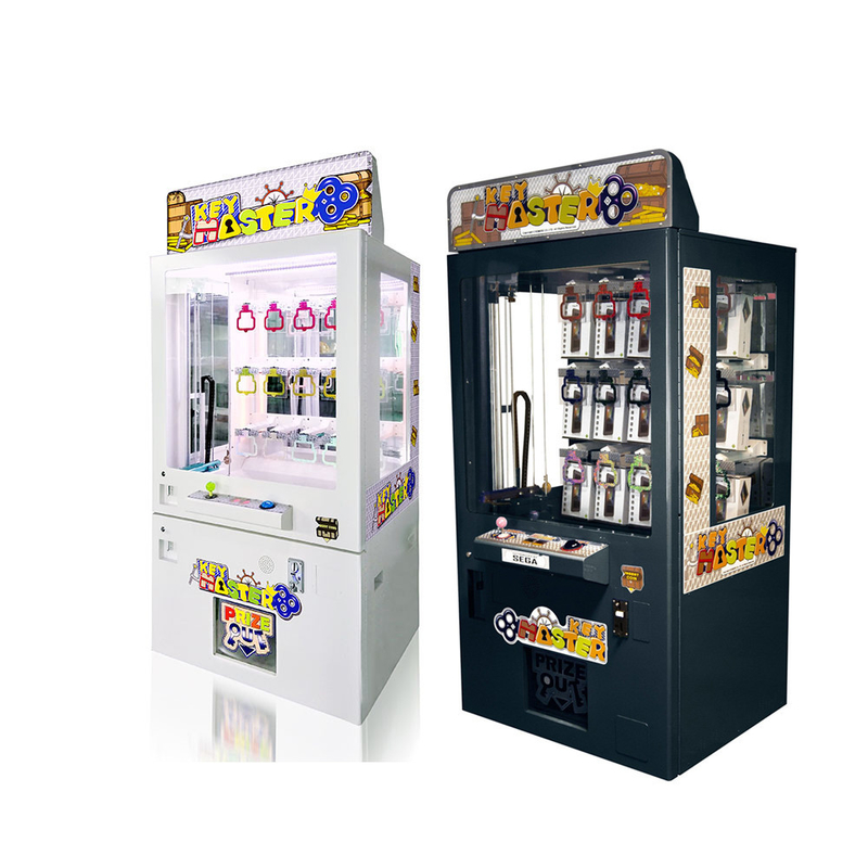 Key Master game machine with bill banknote and coin acceptor shoe phone gift out prize present vending machine