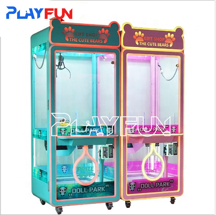 Coin operated indoor amusement park crane Plush toy catch gifts arcade Doll claw machine