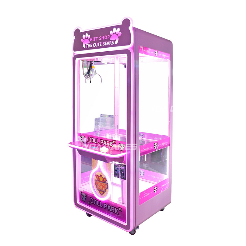 Coin operated indoor amusement park crane Plush toy catch gifts arcade Doll claw machine