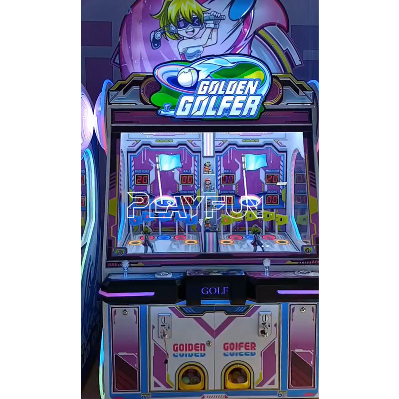 Playfun Kids Coin Operated Gaming Prize Vending Golf Sports Redemption tickets game machine
