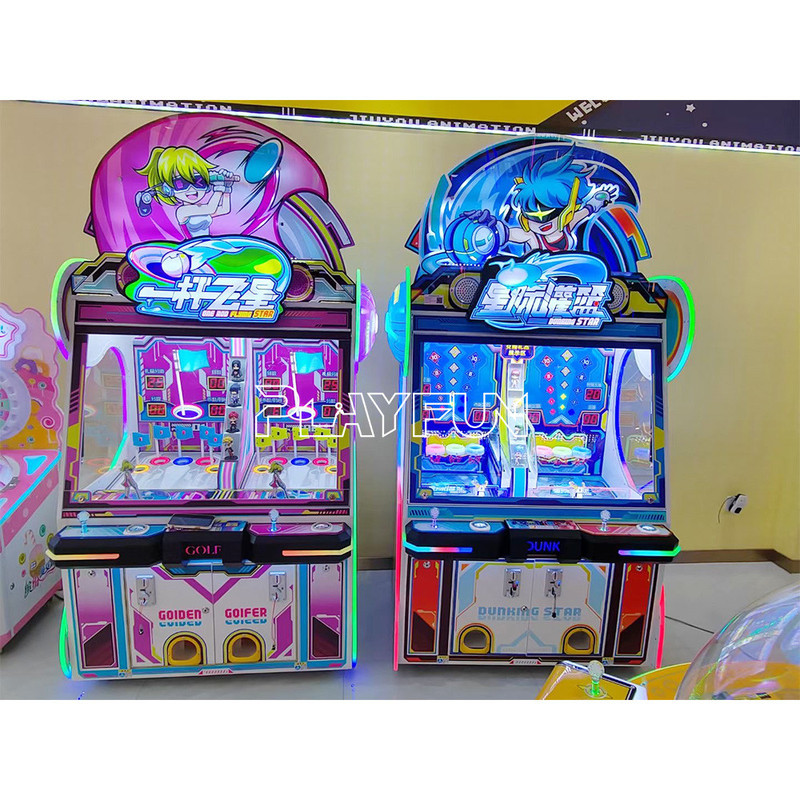 Playfun Kids Coin Operated Gaming Prize Vending Golf Sports Redemption tickets game machine