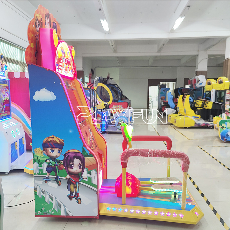 Coin Operated arcade hall Sports Video Game Super Scooter Redemption Tickets game machine