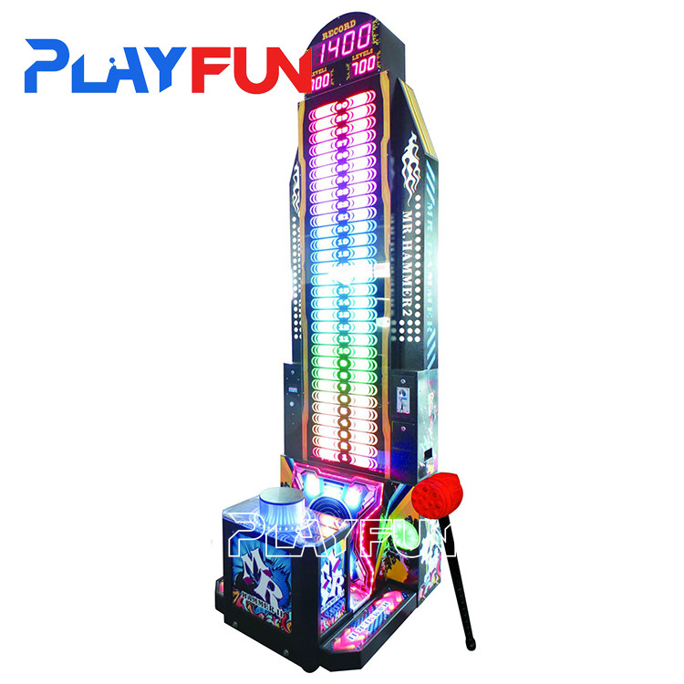 Playfun Custom Made Mr. Hammer Smart Sledgehammer King of Hammer Zhile Lottery Machine Video Arcade Game