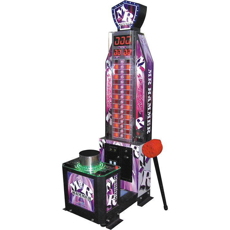 Playfun Custom Made Mr. Hammer Smart Sledgehammer King of Hammer Zhile Lottery Machine Video Arcade Game