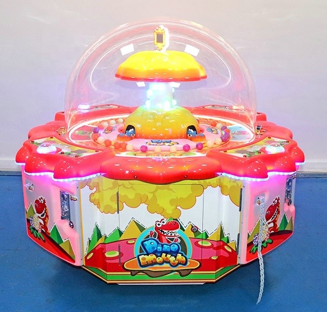 4 players dino mouth redemption game ticket redemption game hot redemption machine with good return