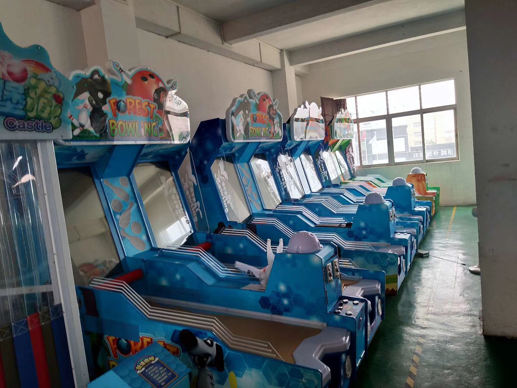 1 or 2 players Forest jungle kiddie  bowling machine ticket parent-kids arcade game redemption room area family fun cen