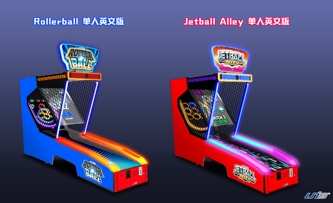 Jetball alley ticket redemption kit lottery amusement  video arcade  FEC game room indoor  skill Ske ball  bowling game