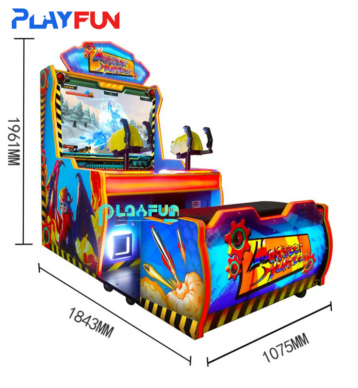 PlayFun resort hotel Monster hunter  coin banknote bill token operated fast-paced  arcade video carnival shooting games